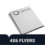 Limitless Print-030a Flyers for Your Business - 4" x 6" - (100+ Flyers)