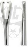 Pierced Tools PT-010 Mini Pennington Forceps 6 inch Slotted