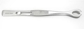 Pierced Tools PT-038 Forester (Sponge) 5 3/4&quot; Tweezers Slotted with Easy Lock