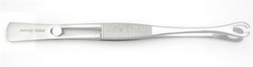Pierced Tools PT-040 MINI Forester (Sponge) 5 3/4&quot; Tweezers Slotted with Easy Lock