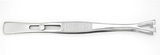 Pierced Tools PT-042 Pennington 5 3/4&quot; Tweezers Slotted with Easy Lock