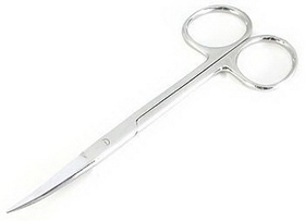 Pierced Tools PT-052 4 1/2&quot; Iris Scissors Curved