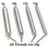 Painful Pleasures RES102-10g-barbell-shaft 10g Replacement Straight Externally Threaded Barbell Shaft
