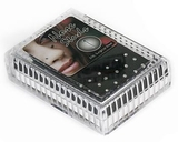 Painful Pleasures SNS166 18g Nose Bone 24pcs of CZ in a Display Box