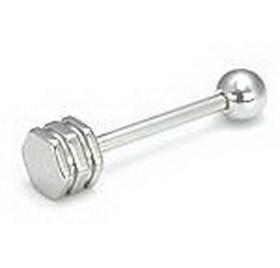 Painful Pleasures UB039 14g 5/8&quot; Drum Straight Barbell