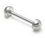 Painful Pleasures UB046-6mm 14g 5/8&quot; Half Ball Straight Barbell