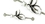 Painful Pleasures UB356 14g 1.5'' Sparrow in the Stars Industrial Barbell