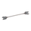 Painful Pleasures UB377 14g 1 1/2" Steel Industrial Barbell with Dual-Feather End Pieces