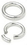 Painful Pleasures UR213-6g-seg 6g Stainless Steel Segment Ring