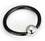 Painful Pleasures UR218-steel 14g Titanium BlackOut Captive Bead Ring with Steel Ball