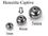 Painful Pleasures UR228-4mm 4mm Hematite Replacement Captive Bead Ball For Captive Rings - Price per 1