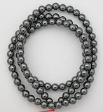 Painful Pleasures UR228-strand-100 4mm Hematite Replacement Captive Bead Ball For Captive Rings- Strand of 100