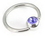 Painful Pleasures UR233 14g Jeweled Captive Bead Ring
