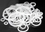 Painful Pleasures UR254-clear Spare Clear Silicone O-Rings - 18g-1&quot; - Bag of 100