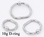 Painful Pleasures UR308 10g Stainless Steel D-Ring - Price Per 1