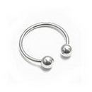 Painful Pleasures UR309 18g Externally Threaded Stainless Steel Circular Barbell - Price Per 1