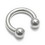 Painful Pleasures UR316-8g-internal 8g 7/16&quot;-1&quot; Stainless Steel Internally Threaded Circular Barbell