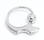 Painful Pleasures UR349 14g Sickle Stainless Steel Captive Bead Ring
