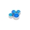 Painful Pleasures UR476-anod Opal Paw Print Cluster Captive Bead - Price Per 1