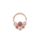 Painful Pleasures UR491 16g Princess Lolly Bendable Rose Gold Plated Septum Ring with Jewels - Price Per 1