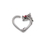 Painful Pleasures UR555 16g Red Eyed Dragon Heart Bendable Ear Jewelry