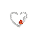 Painful Pleasures UR599 16g Love Jewel Bendable Heart Ear Jewelry - Price Per 1