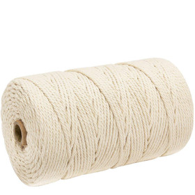 Cooking Twine Kitchen Cotton Cord Rope Thread Butcher's Twine for Trussing and Tying Poultry Home Decorating White