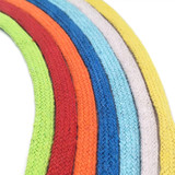 Muka 93 Yards Flat Cotton Tape Draw Cord Ribbon Hollow Cord 10mm Cotton Rope for Clothes Waist Cap Rope