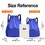 Muka Drawstring Backpack Strings Bags with Pockets Backpack Sports Bag Waterproof Large Capacity Bag