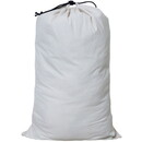 Canvas Laundry Bag Embroidery Extra Large Duffle Bag Offwhite Drawstring Cotton Bag