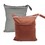Muka 2pcs Large Travel Laundry Bags, Waterproof Washable Wet Dry Bags, Dual Pockets, 15.7 x 17.7 Inch. 1 Grey +1 Brown