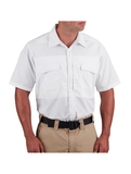 Propper F5303-1M Men's Short Sleeve RevTac Shirt - Poplin White