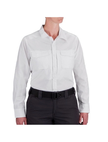 Propper F5335-1M Women's Long Sleeve RevTac Shirt - Poplin White