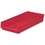 Akro-Mils Shelf Bin, 23 5/8"L x 4"H x 11 1/8"W, Red