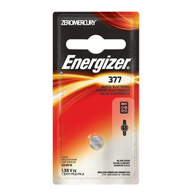 Energizer 377 Button Cell Battery, 1/Pkg