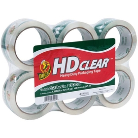 Duck Brand HD Clear High-Performance Packaging Tape