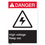 &QUOT;DANGER HIGH VOLTAGE&QUOT; SIGN - 7&QUOT; X 10&QUOT;
