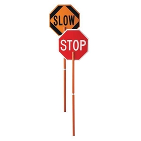 Stop & Slow Paddle Signs