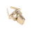 TOPTIE 100 Sets Purse Locks 34 x 26mm, Golden Oval Twist Turn Lock Clutches Closures For Handbag