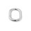 TOPTIE 10pcs Carabiner Oval Ring, 25mm Metal Spring Key Ring Snap Hooks Bag Buckle (Silver)