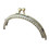 TOPTIE 10Pcs Metal Purse Frame, 3.3"/8.5cm Kiss Clasp Lock for Purse, Clutch DIY Craft (Bronze)