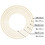TOPTIE 12pcs 6 Sizes Wooden Bamboo Floral Hoop, Macrame Craft Ring for DIY Wedding Wreath Decor