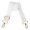 Aspire Wide Shoulder Purse Strap Replacement Cross-body Handbag, Adjustable Belt Bags Stripe(White)