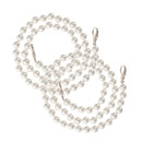 TOPTIE 2pcs Pearl Bead Chain Straps, 24