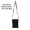 TOPTIE Wide Shoulder Purse Strap Replacement, Burgundy Adjustable Canvas Belts fo Bag