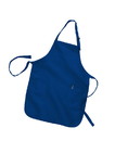 Q-Tees Q4350 Full Length Apron with 2 Patch Pockets