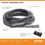 Power Systems 13654 Power Training Rope 40 ft. x 2 in. Diameter - Black, Price/each