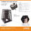 Power Systems 20555 Power-Plyo Box Starter Set Black (1 ea. 12, 18, 24, 30 In.), Price/kit