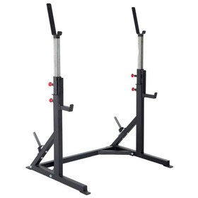 Pro Maxima 48510 Pro Maxima FW-24 Adjustable Squat Stand w/Cross Member & Weight Storage