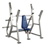 Pro Maxima 48602 Pro Maxima PLR-200 Olympic Shoulder Press w/Spotter Stand & Weight Storage